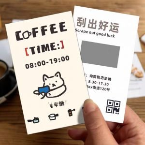 Custom scratch-off card